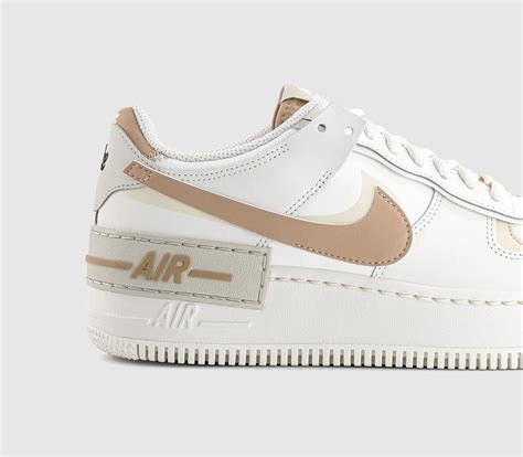 nike air force shadow beige weiß|Nike af1 shadow shoes.